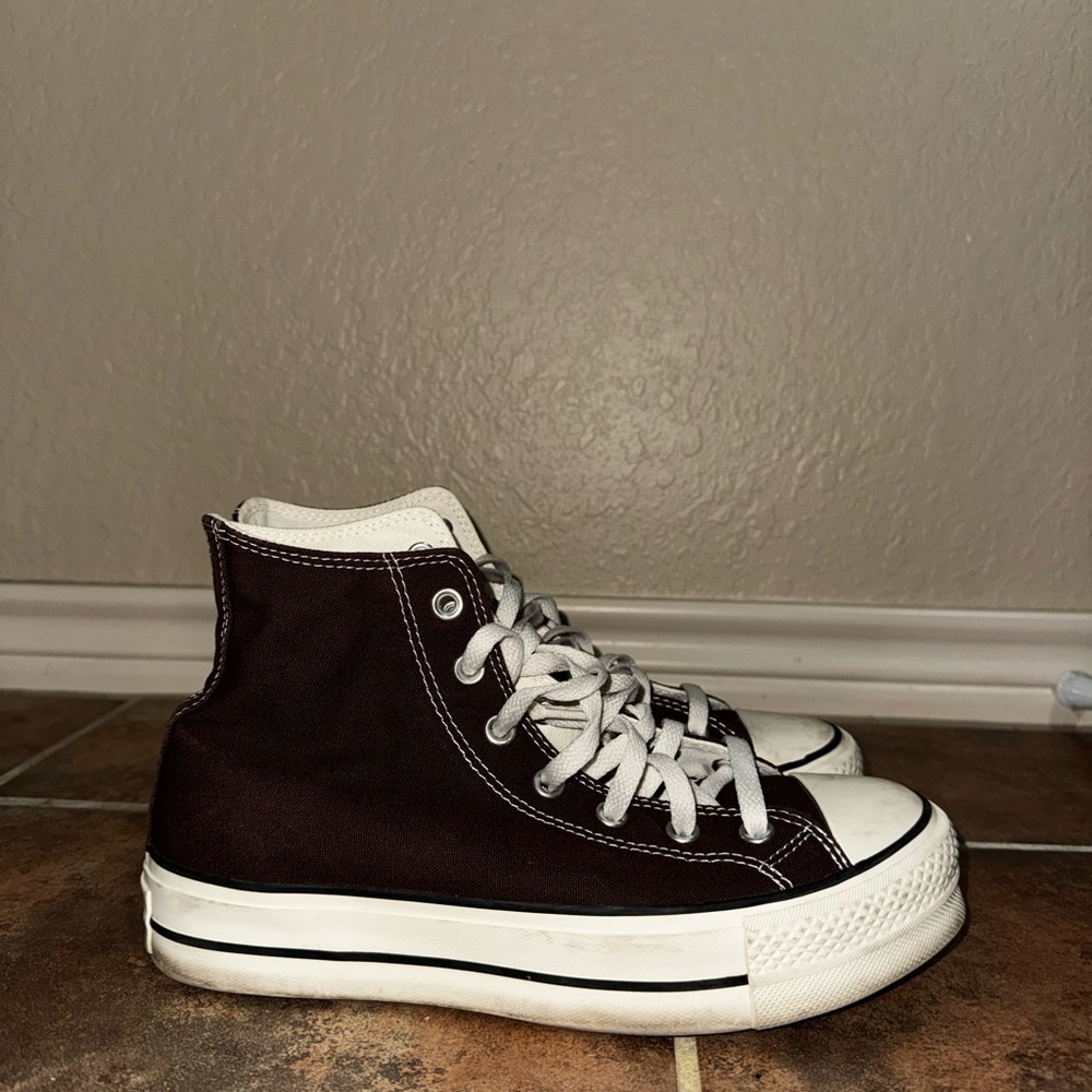 Brown platform Converse🤎